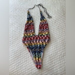 Missoni Mare Crochet Swimsuit NWT Size 46 IT